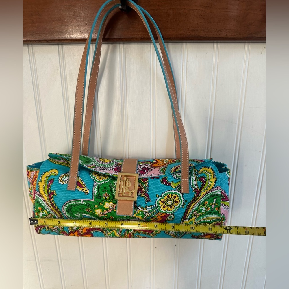 Lauren Ralph Lauren Multicolor Paisley Shoulder Bag